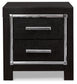 Kaydell King Upholstered Panel Storage Bed with Mirrored Dresser, Chest and Nightstand