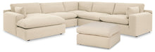 Load image into Gallery viewer, Elyza 5-Piece Sectional with Ottoman
