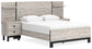 Vessalli Queen Panel Bed with Mirrored Dresser